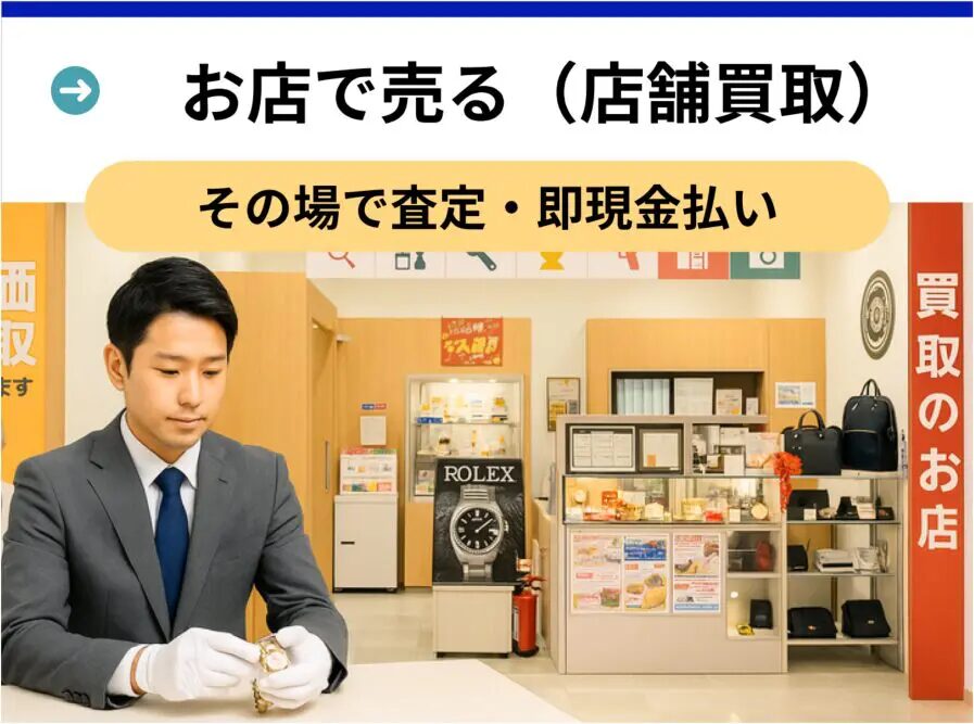 店頭買取はこちら