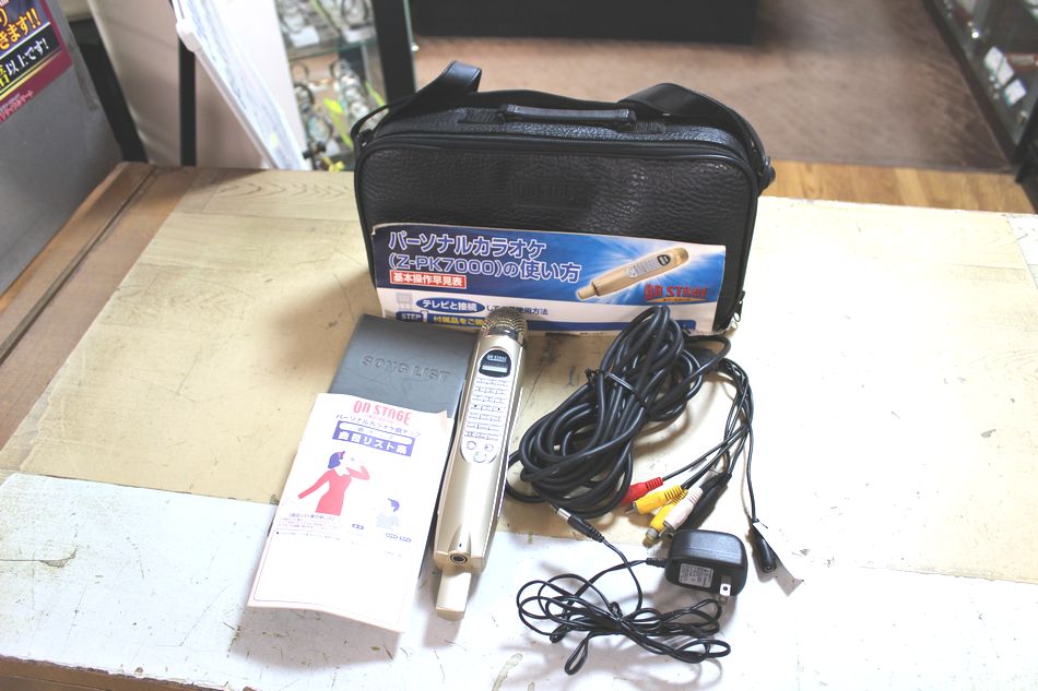半田店 動作品 パーソナルカラオケ オンステージ Z-PK7000 家庭用