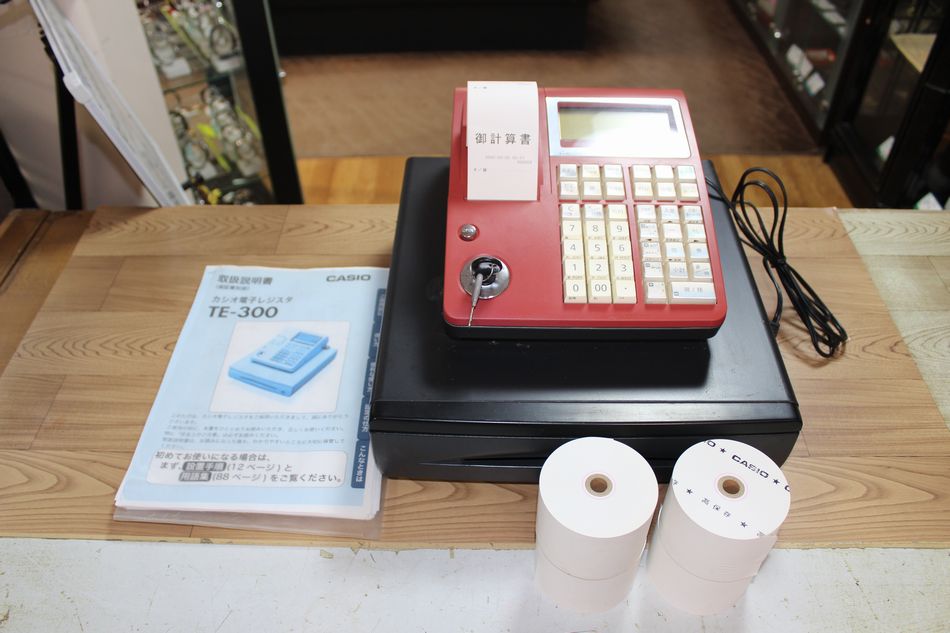 CASIO製 レジスター （TE-300）