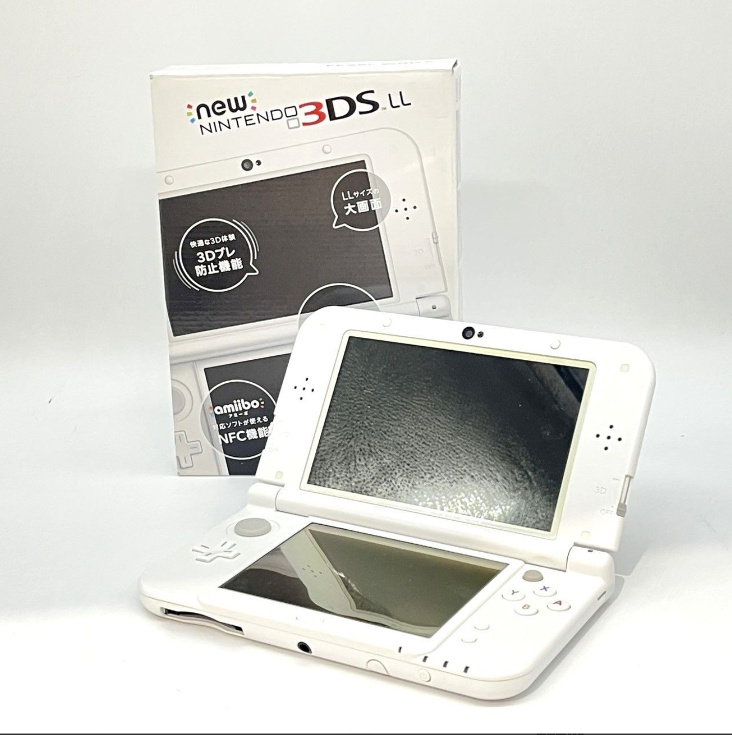 Nintendo 任天堂 NEW 3DS LL 本体 RED-001 パールホワイト 携帯用ゲーム機 動作確認済 中古 お買取りしました！国内外の中古市場で再評価されつつある