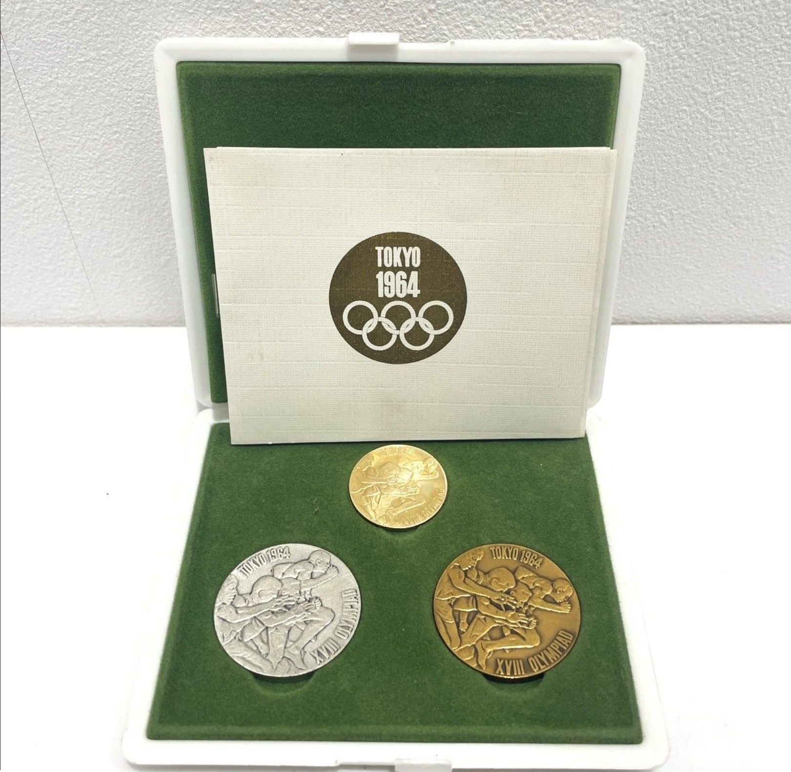 お待たせ! 東京オリンピック 1964年 記念メダルセット 大蔵省 3種 金銀銅 コレクション