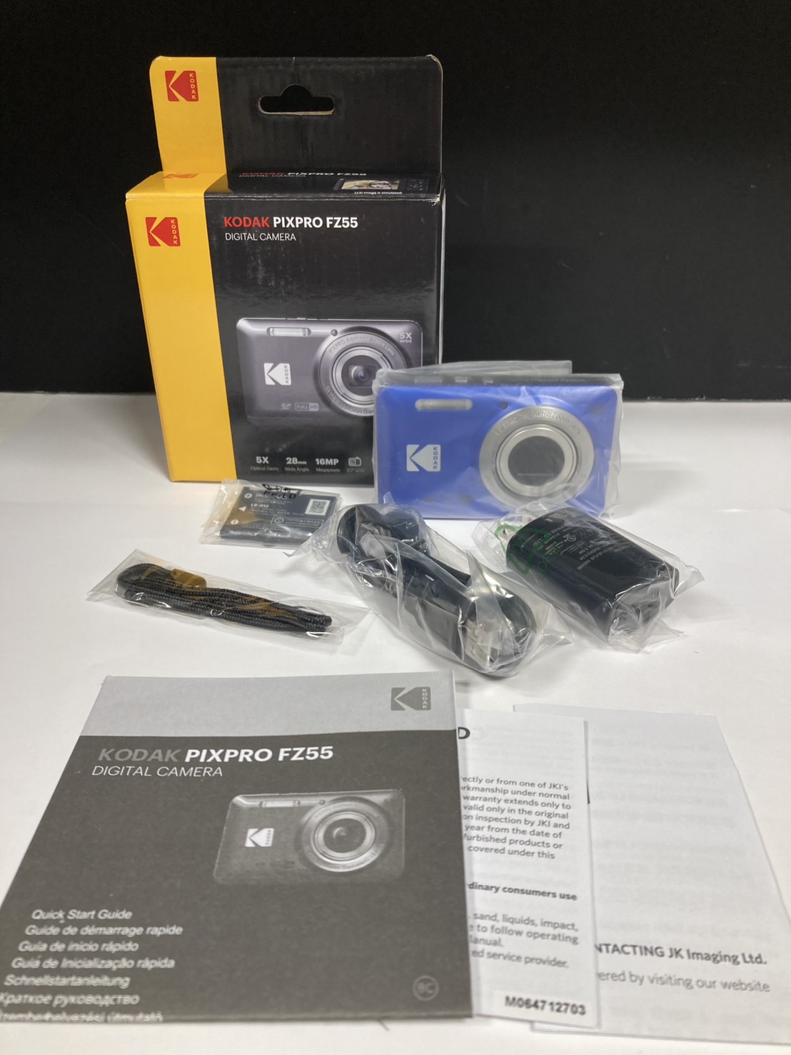KODAK コダック　PIXPRO FZ55 コンパクトデジタルカメラ ブルー