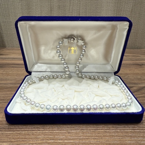 ホワイトパール 真珠 ネックレス K14WG留め具のお買取金額ご紹介！