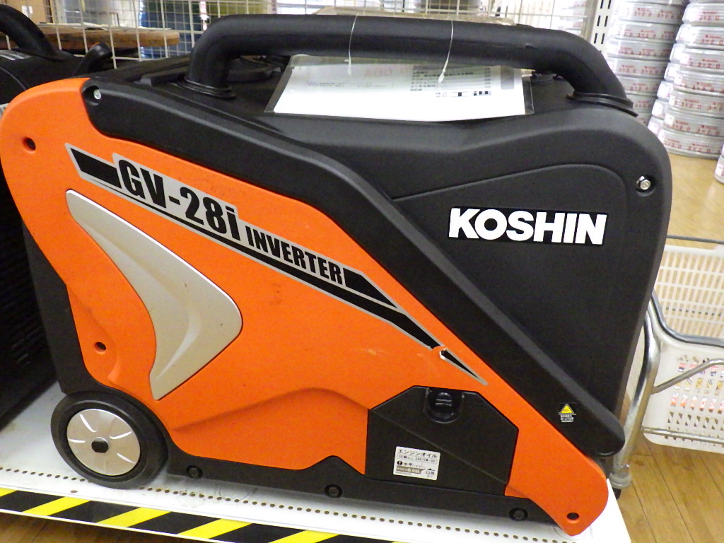 工進 コーシン インバーター発電機 GV-28i 大型発電機 1点￥40000円で買取しました！