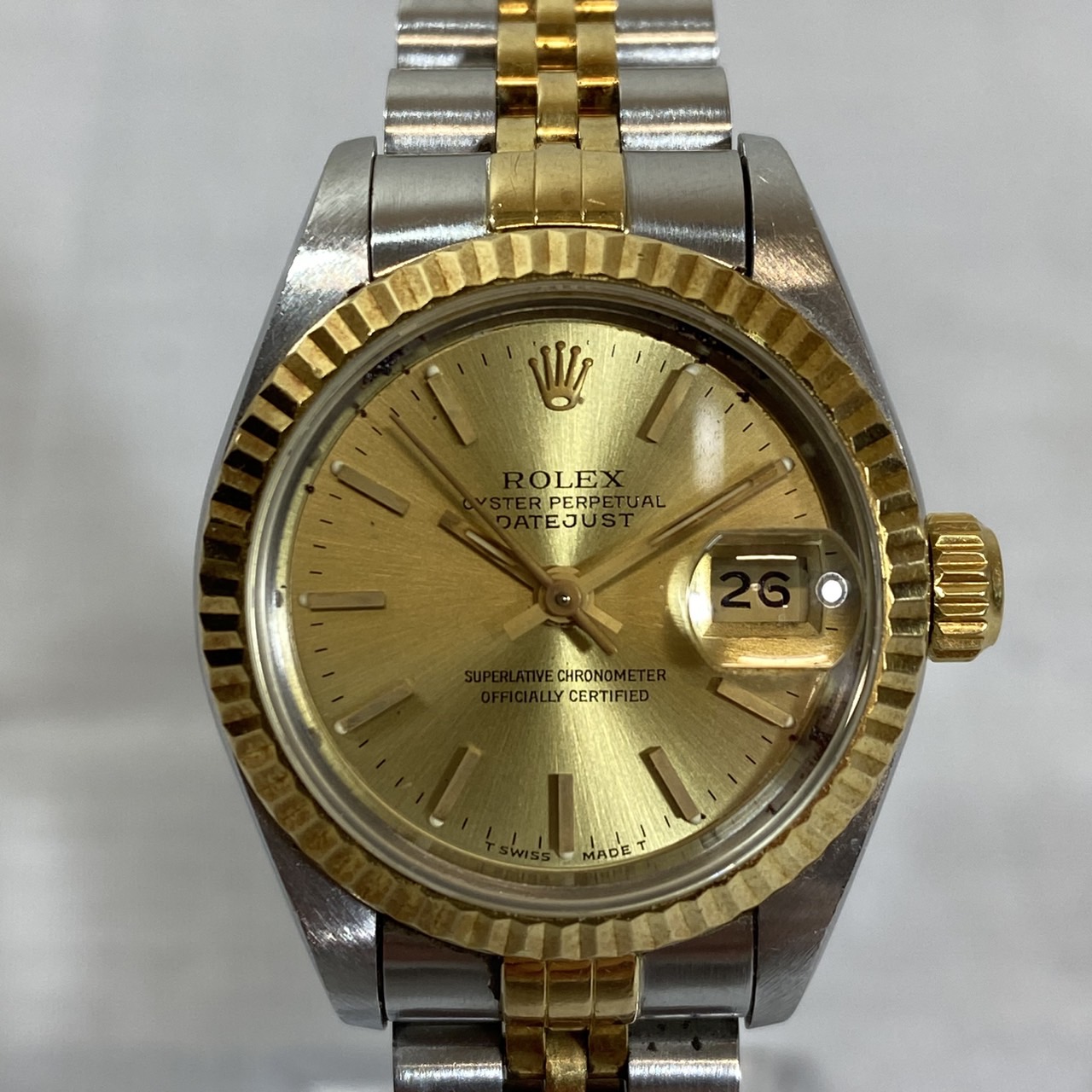 【腕時計】ROLEX ロレックス 69173 デイトジャスト レディース 腕時計 自動巻き 買取価格をご紹介します！【浜松市 大久保 のお客様よりお買取り】ブランド バッグ 財布 小物 時計 貴金属 酒 家電 雑貨 インテリア 骨董 古銭 金 プラチナ 金券 携帯 スマホ パソコン PC ガラケー 高価 買取 浜松 磐田 湖西 買取り