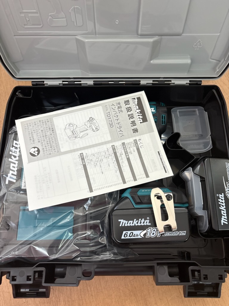 マキタ makita TD173DRGX　バッテリー付き　BL1860B　を 買取させていただきました
