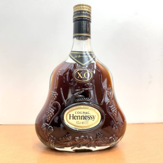 買取☆コニャック Hennessy ヘネシー X.O 金キャップ クリア