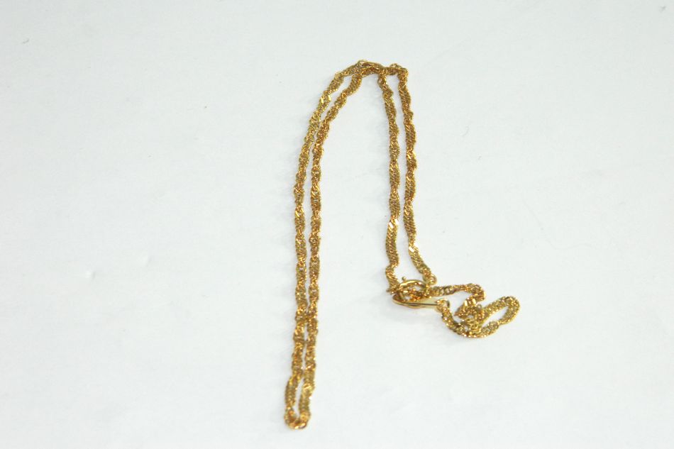 半田店 貴金属 K18 750 18金 イエローゴールド YG ネックレス デザインネックレス ペンダント 切れたネックレス 壊れたネックレス 切れたペンダント 壊れたペンダント 2.80g 買取させて頂きました。