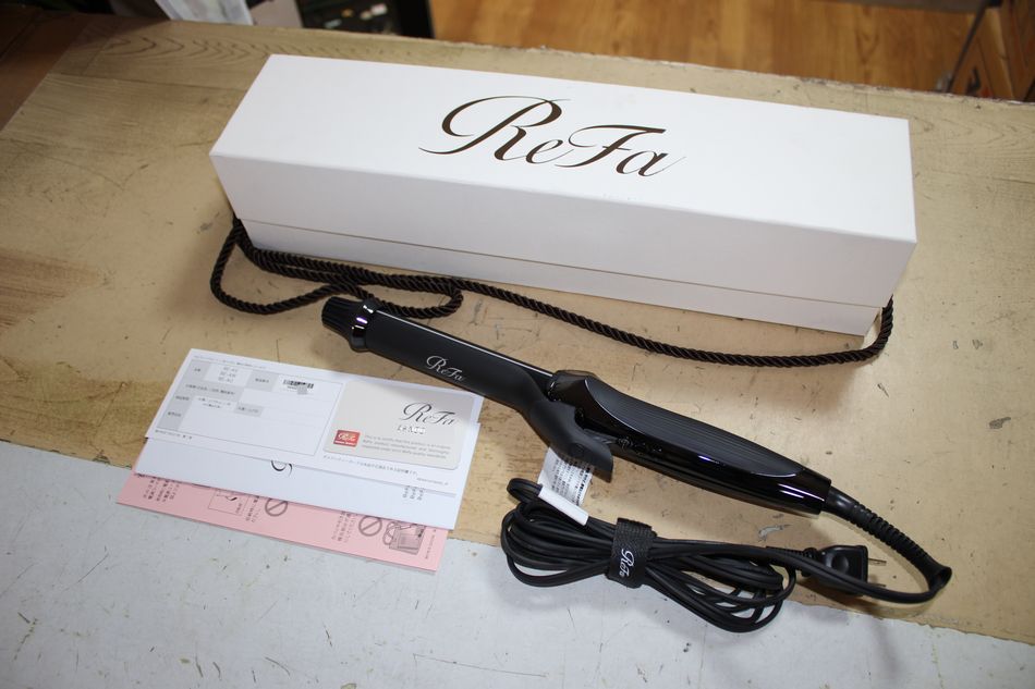 半田店 中古 動作品 美品 MTG ReFa カールアイロン プロ 26mm RE-AU-03A ブラック 黒系 2023年製造 ヘアアイロン エムティジー リファ USED品 買取させて頂きました。