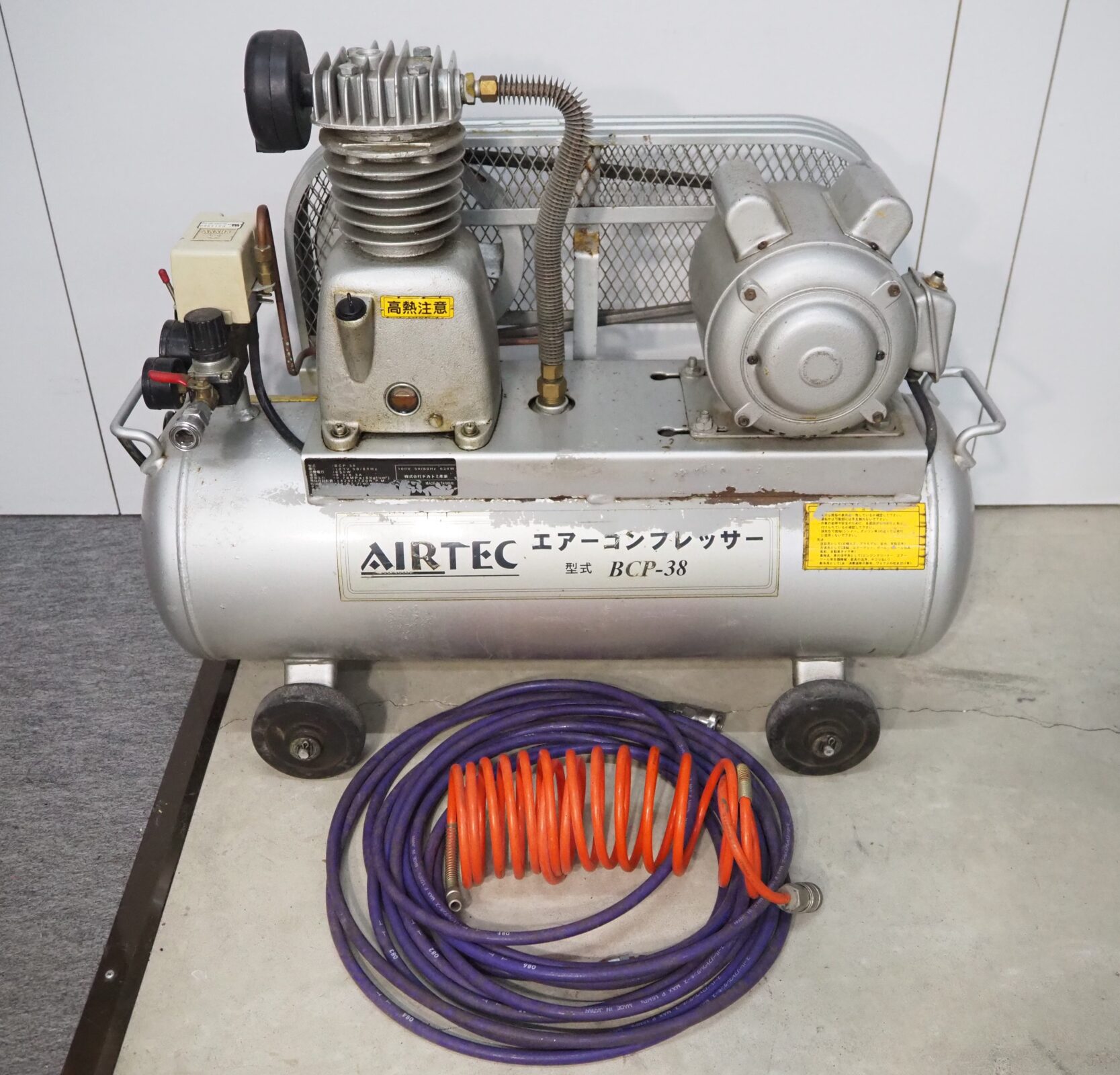 ナカトミ AIRTEC エアーテック エアーコンプレッサー BCP-38