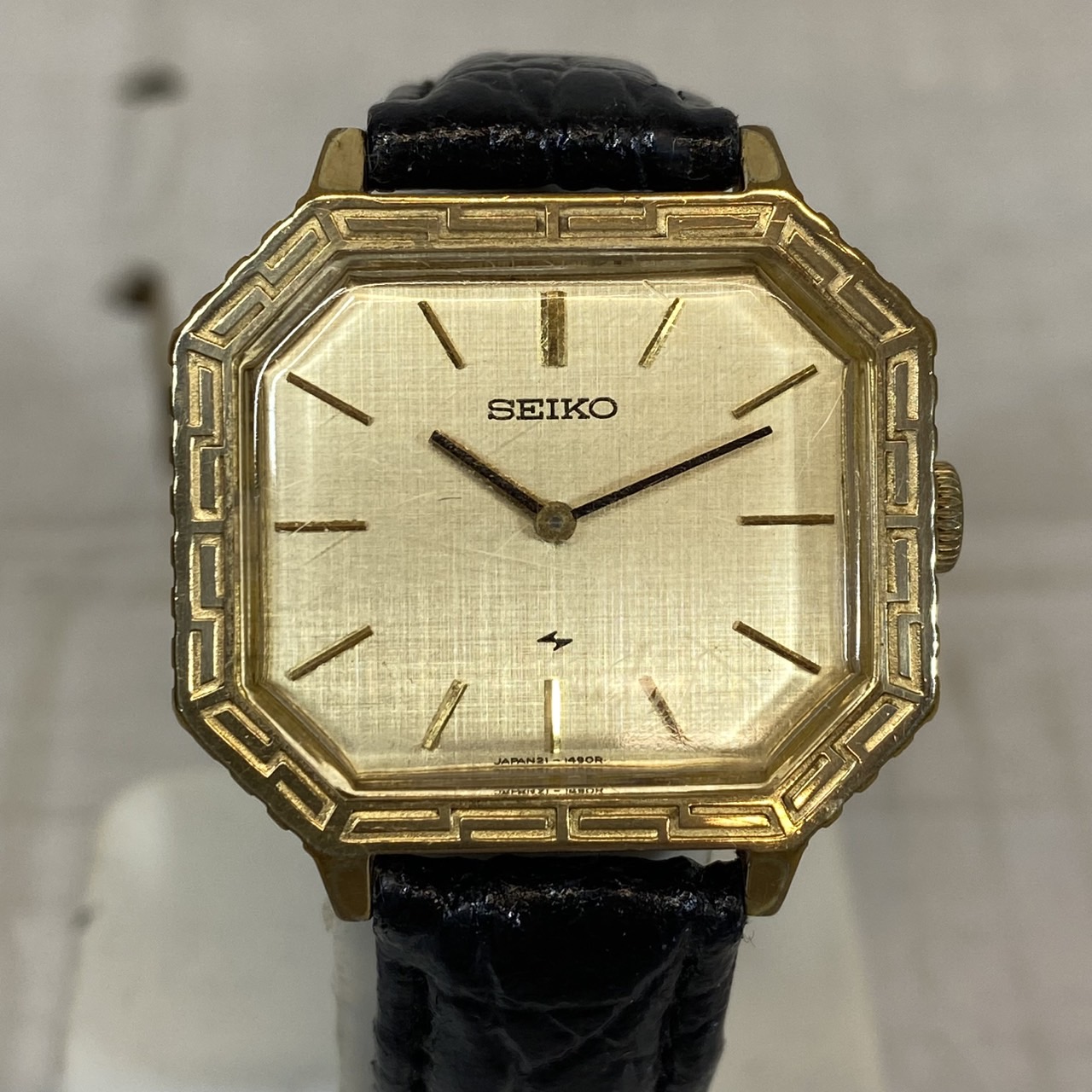 【腕時計】SEIKO セイコー 21-3210 アンティーク 手巻き 腕時計 ゴールド文字盤 希少 レア 現状稼働品 買取価格をご紹介します！【浜松市 中央区 初生 のお客様よりお買取り】ブランド バッグ 財布 小物 時計 貴金属 酒 家電 雑貨 インテリア 骨董 古銭 金 プラチナ 金券 携帯 スマホ パソコン PC ガラケー 高価 買取 浜松 磐田 湖西 買取り
