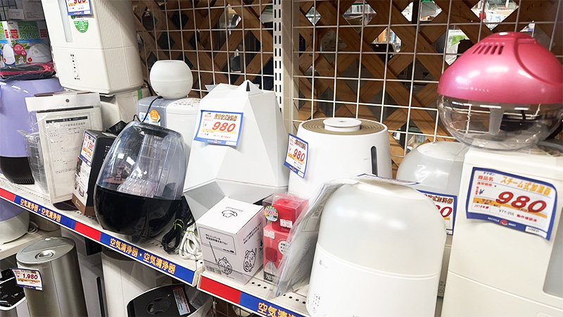 加湿器売り場