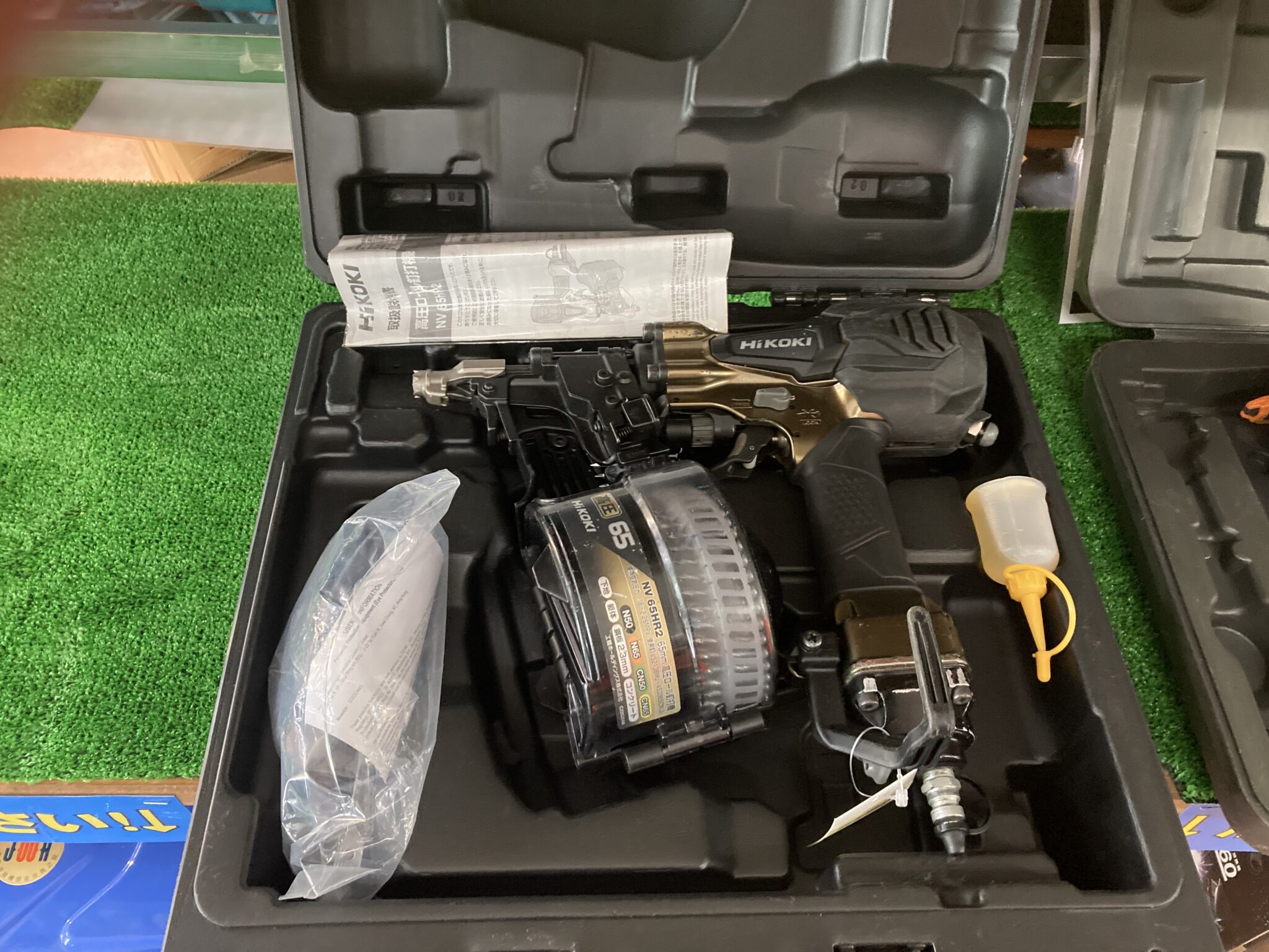 HIKOKI ハイコーキ 高圧ロール釘打機 NV65HR2 中古品