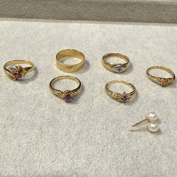 K18pt900コンビリング、K18リング、K18ピアス買取金額ご紹介！