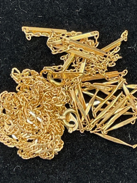 金（K18）のネックレスを買取りさせていただきました