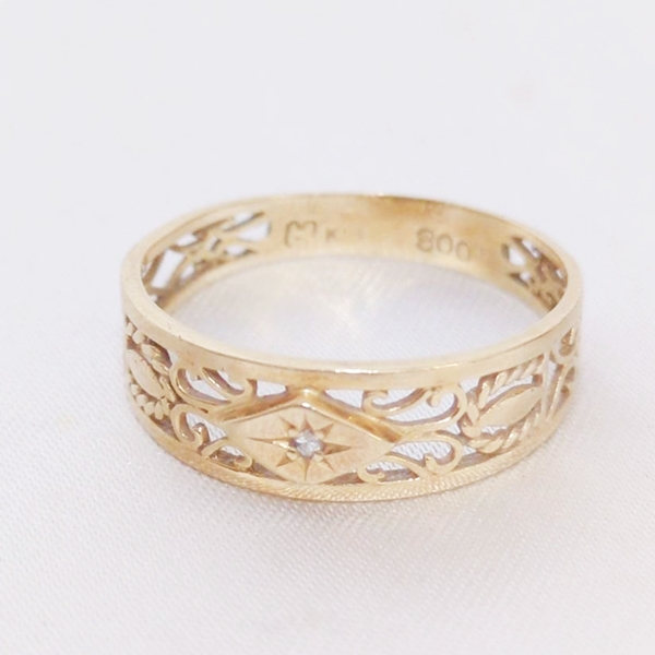 K18 ゴールド デザインリングをお買取りいたしました♪