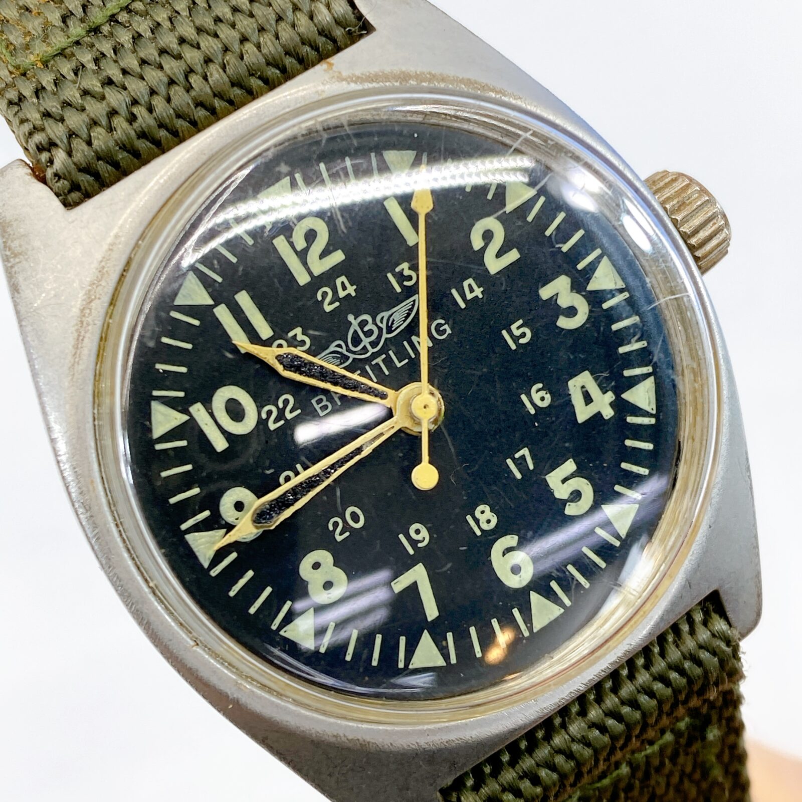 BREITLING ブライトリング ミリタリーウォッチ 1960年～70年代を買取させていただきました。