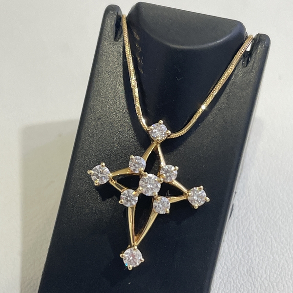 K18 ネックレス0.40ct 静岡市 貴金属買取