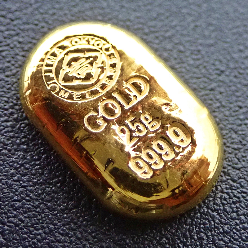 K24 インゴット 重量25g 井島貴金属精錬社製