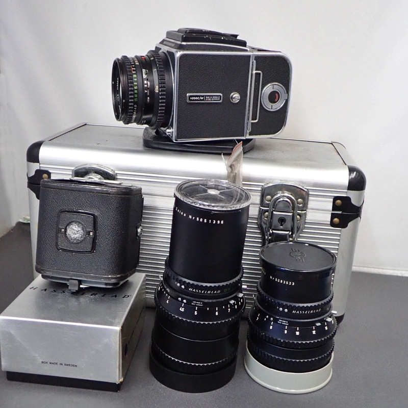 ハッセルブラッド 500C/M ボディ + Carl Zeiss レンズ3本 他