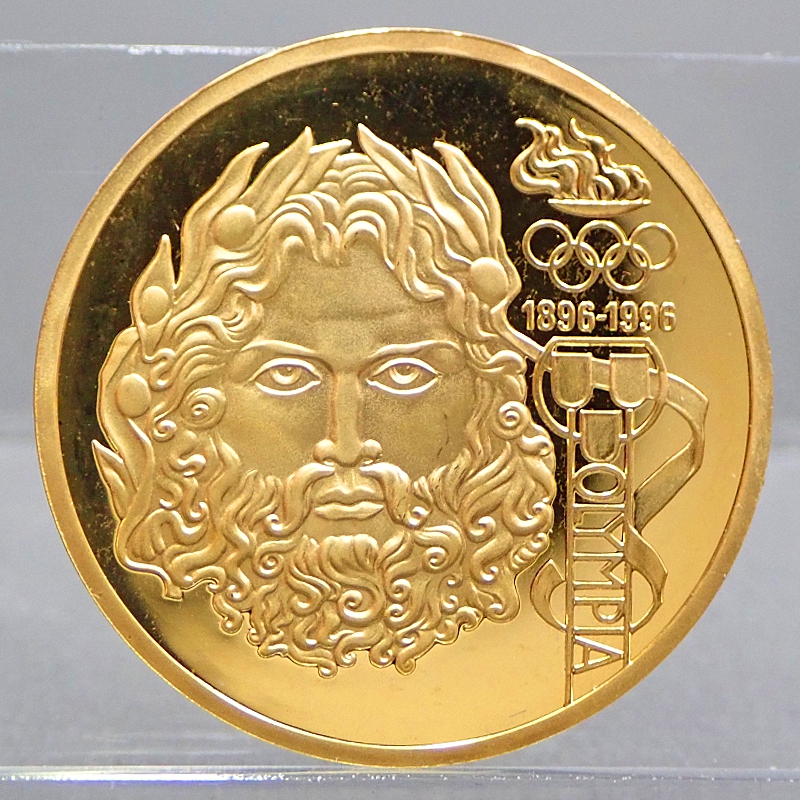 K22 オリンピック100周年記念 1000シリング金貨 17.0g