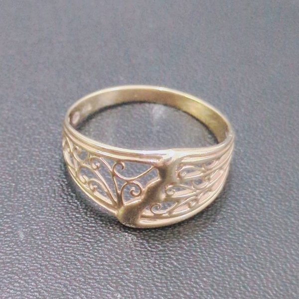 K18 ゴールド デザインリングをお買取りいたしました♪