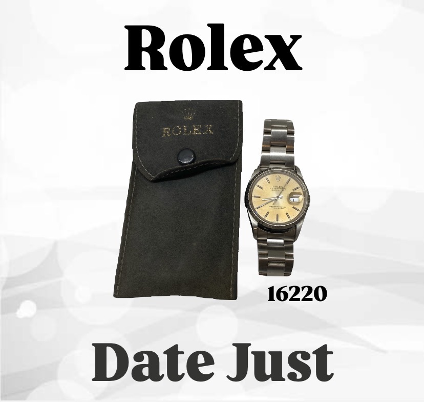 ロレックス デイトジャスト16220を買取しました｜鹿嶋市・神栖市・潮来市でロレックス高価買取ならお任せください