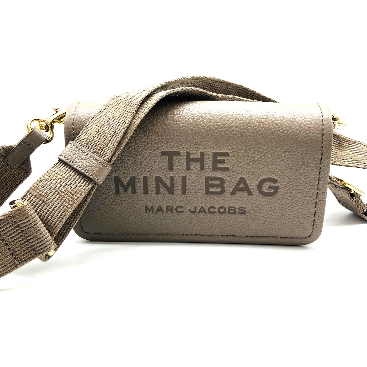 MARC JACOBS マークジェイコブス THE MINI BAG ミニバック ショルダーバック 斜め掛けバック 2wayバック ベージュ系 金具ゴールド色 中古をお買取りしました！