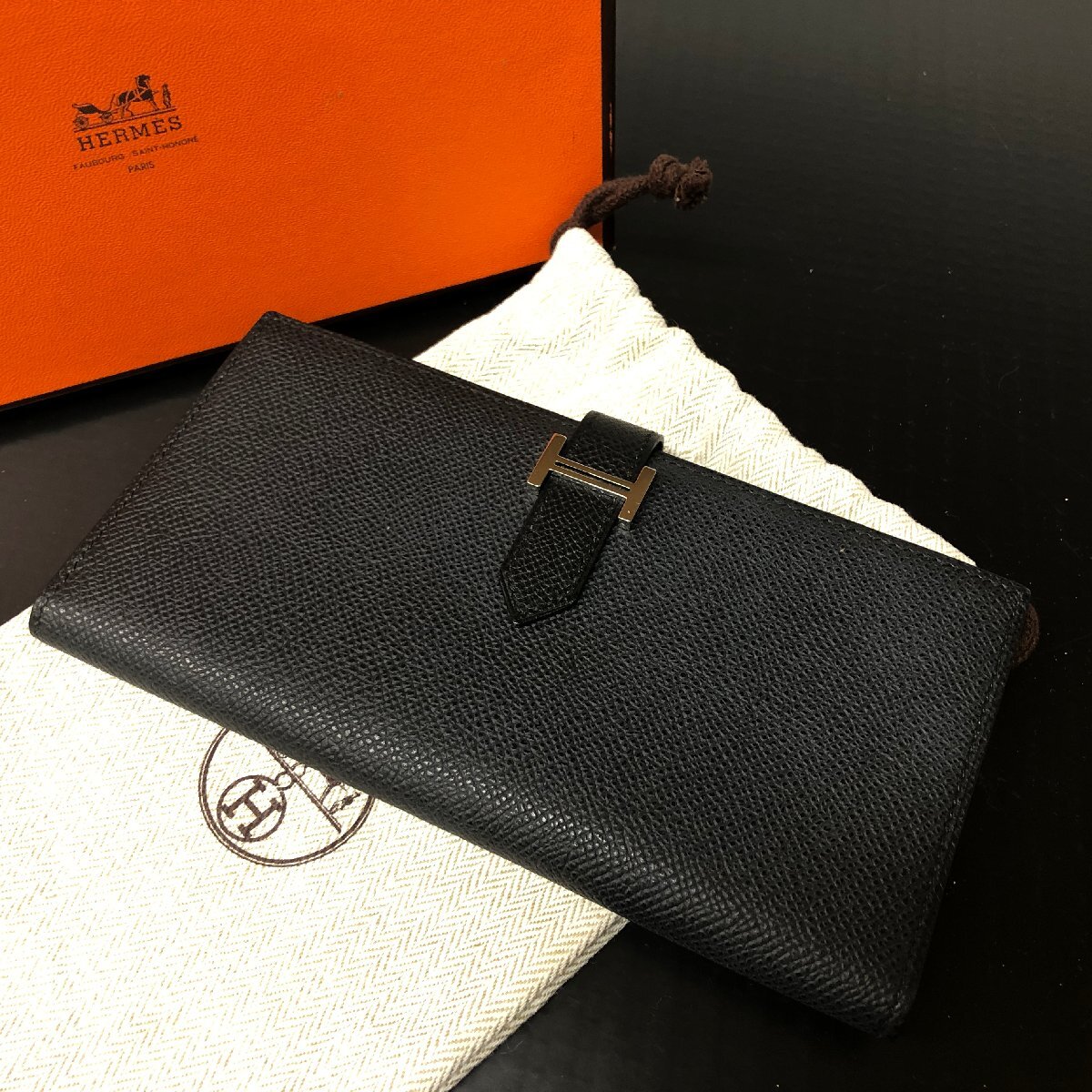 【憧れのエルメス】ベアン クラシック シルバー金具の買取