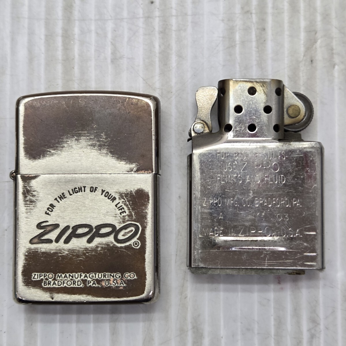 ZIPPO ジッポ ロゴ ライター ガスライター 喫煙器具
