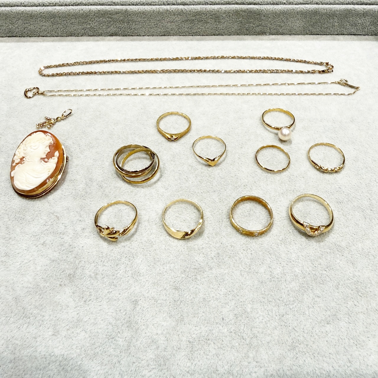 金・プラチナ・コンビ アクセサリーまとめ買取金額ご紹介！