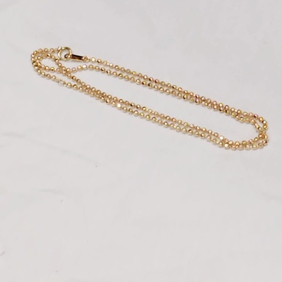 K18 ゴールド ネックレスをお買取り致しました♬