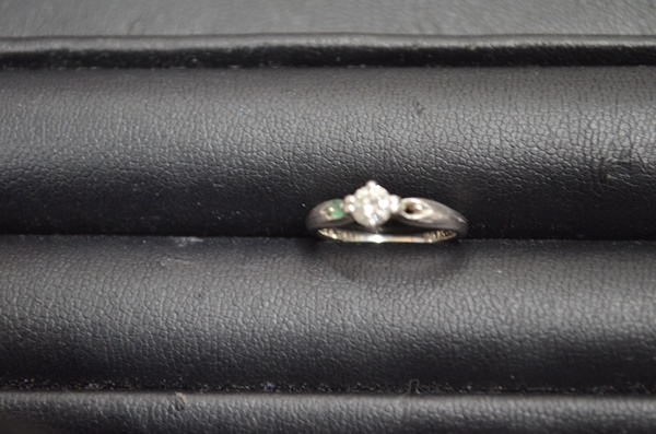 Pt900 プラチナ ダイヤモンドリング D/0.308ct SI-2 買取！ 福岡 筑豊 田川