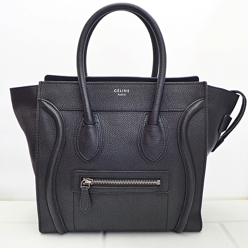 セリーヌ ラゲージ マイクロショッパー ブラック