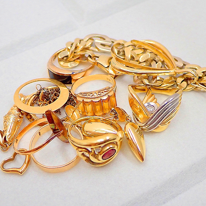 貴金属まとめ 総重量66.8g K18/K14/コンビ