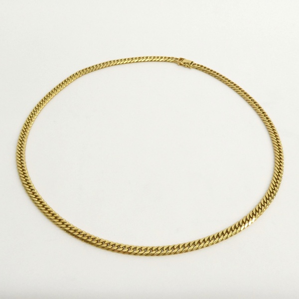 K18 喜平ネックレス 6面カットダブル お買取致しました。