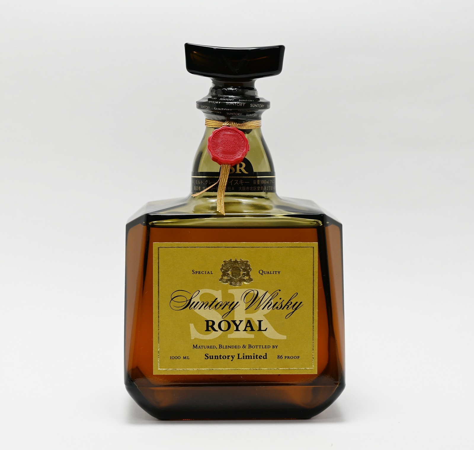 未開栓 サントリー ローヤル SR 1000ml 43% ウイスキー 買取 しました！