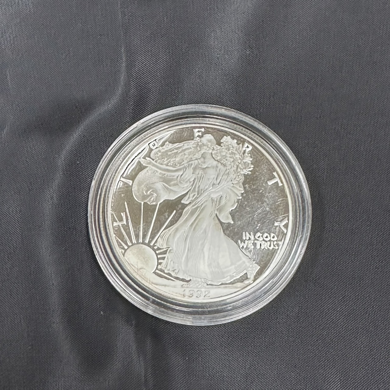 【銀貨】アメリカン シルバー イーグル ウオーキング リバティ 1992年 1ドル コイン