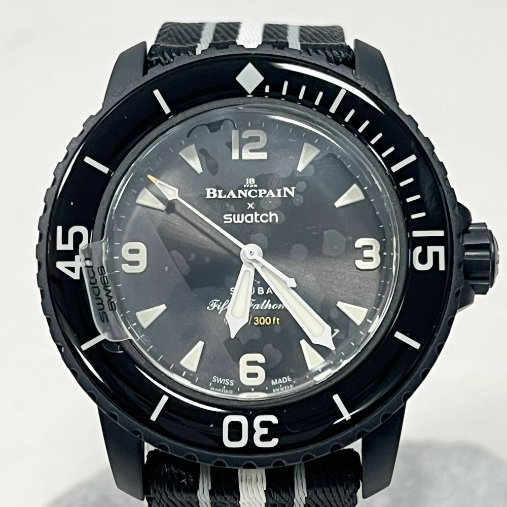 Swatch×BLANCPAIN スウォッチ×ブランパン S035B400 ブラック文字盤 自動巻き腕時計 お買取りいたしました！