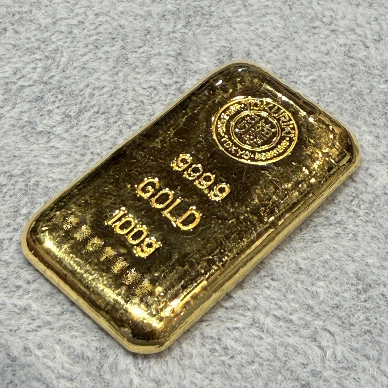 徳力本店 純金インゴット 100gを2,250,000円でお買取りしました！