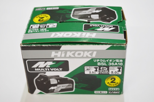 未使用 HiKOKI ハイコーキ 純正品 バッテリ BSL36A18 マルチボルト 36V 2.5Ah 18V 5.0Ah 買取！