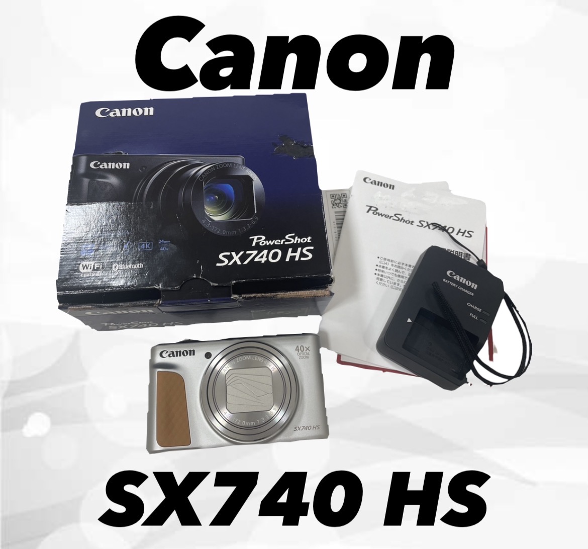 【買取実績】Canon PowerShot SX740 HS 箱・付属品付きを42,000円で高価買取！【茨城県稲敷】