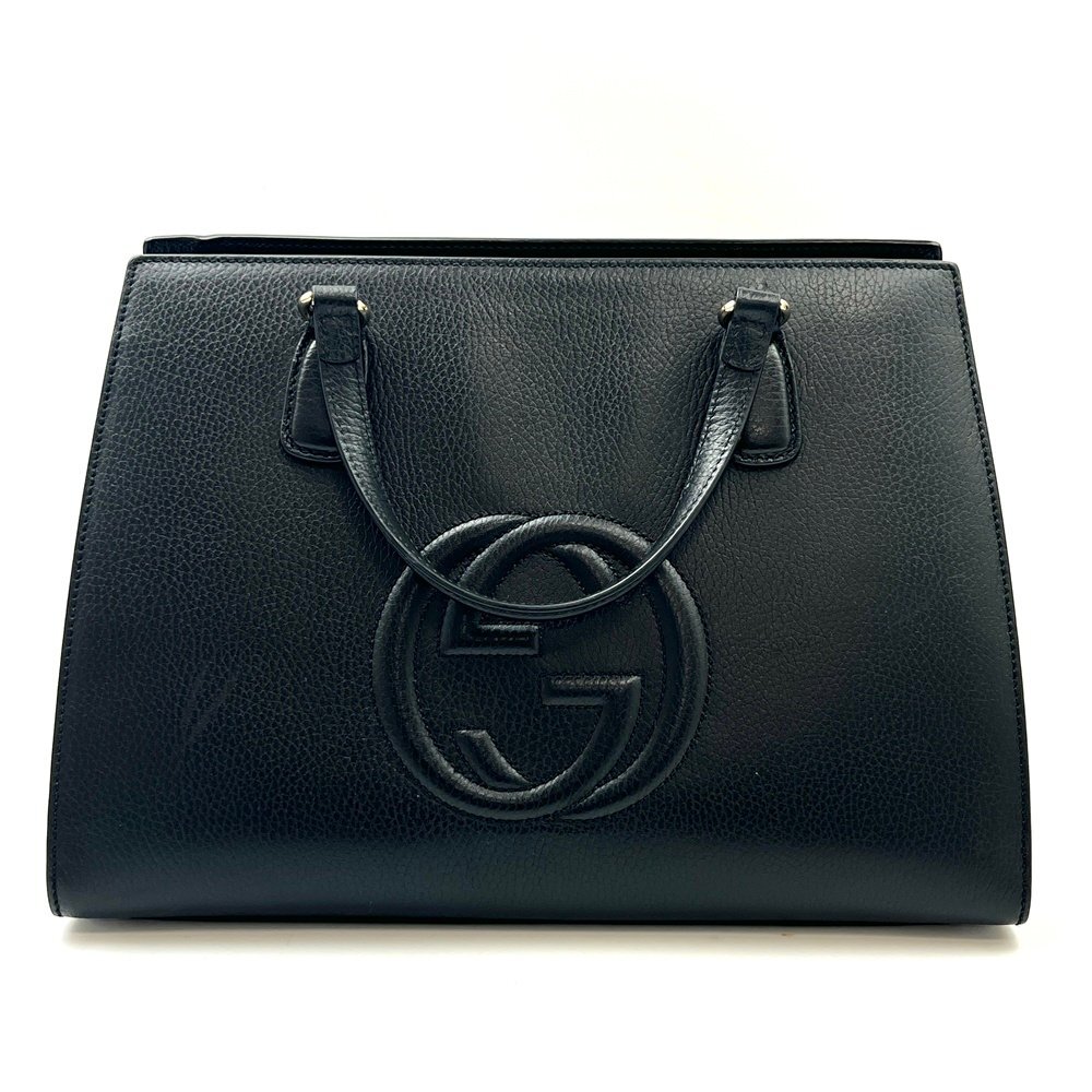 【GUCCI グッチ インターロッキングG ソーホー 2WAYショルダーバッグ 607721 001998】お売りいただきました！
