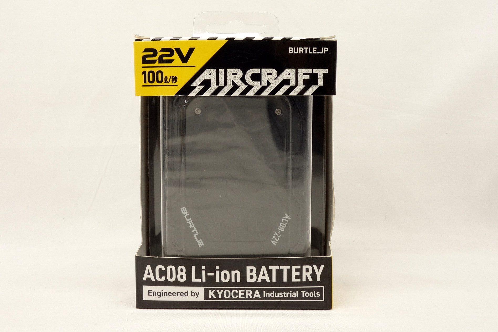 【 BURTLE エアークラフト リチウムイオンバッテリー AC08 】買取させていただきました！