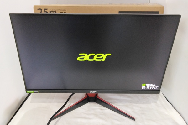 acer VG252Q 2022年製 ディスプレイ本体 Acer Nitro VG252Q Xbmiipx ゲーミングディスプレイ 2022年製 24.5