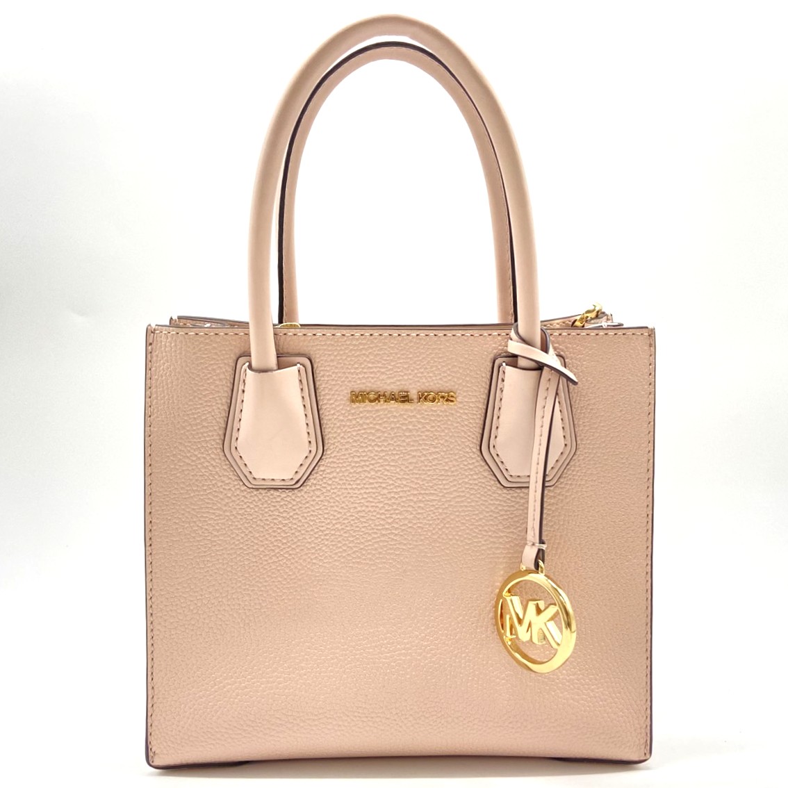 MICHAEL KORS マイケルコース ハンドバック ショルダーバッグ 2way 肩掛け 斜め掛け MKロゴ レディース ピンク パステル ゴールド金具 中古をお買取りしました！