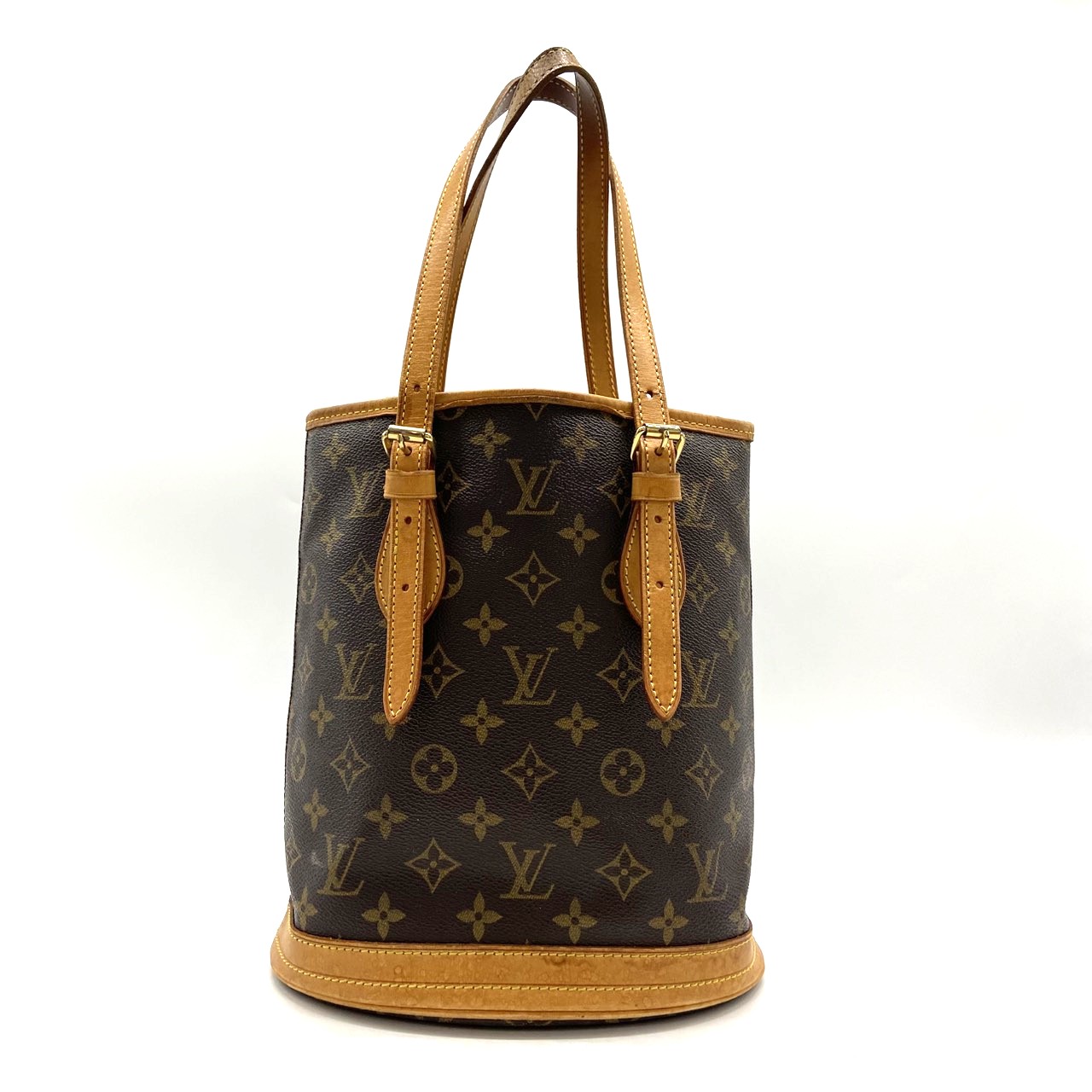 Louis Vuitton モノグラム プチバケット ヴィンテージ ジャンク LOUIS VUIITON ルイヴィトン モノグラム プチバケットPM M42238