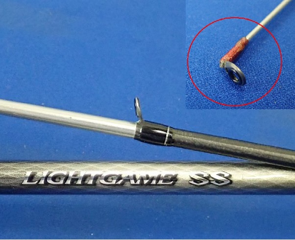 シマノ 19ライトゲームSS Type82 HH185/LEFT ジャンク 穂先折れ・ガイドサビの買取実績