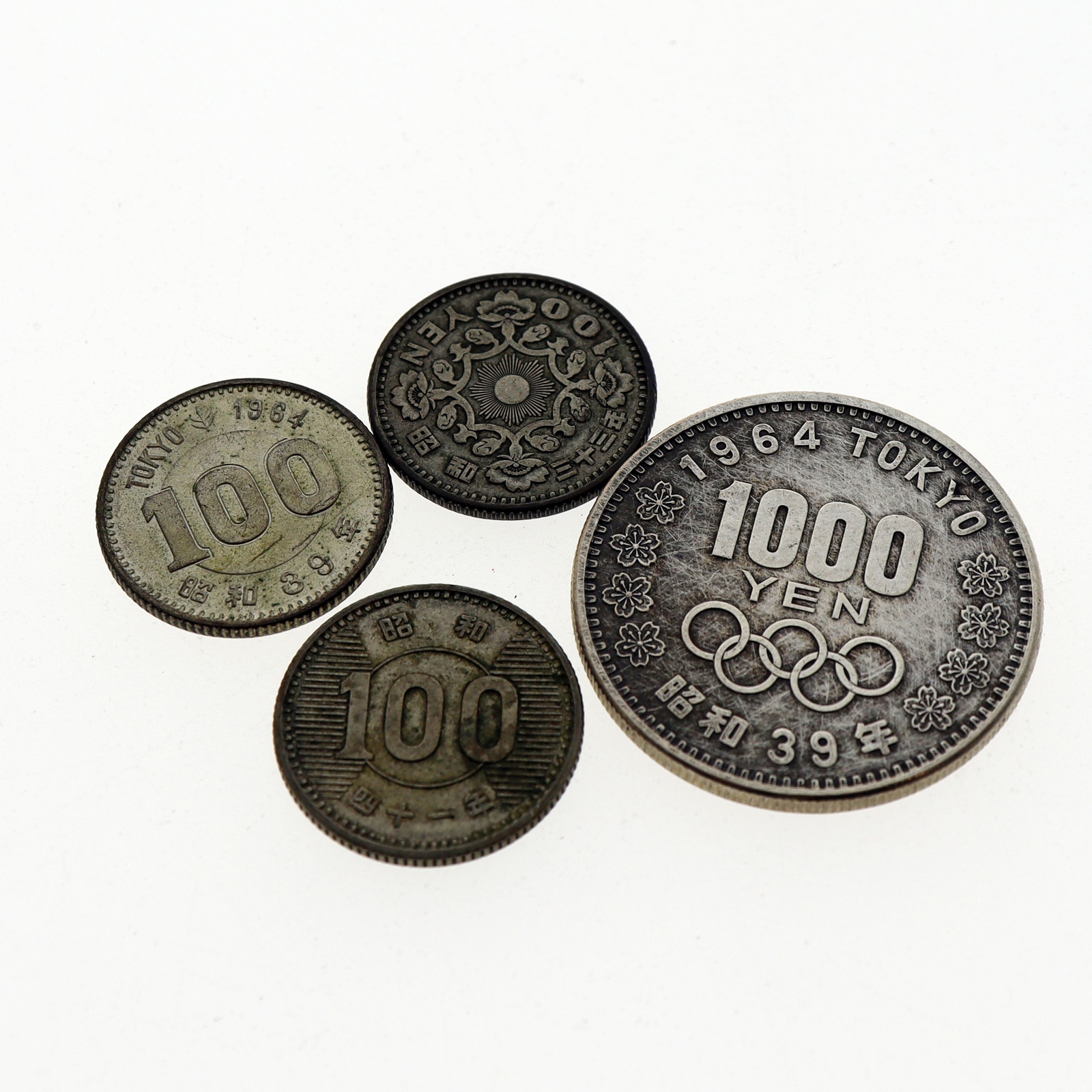 【100円・1000円銀貨】稲穂・鳳凰・オリンピックの銀貨を買取しました！