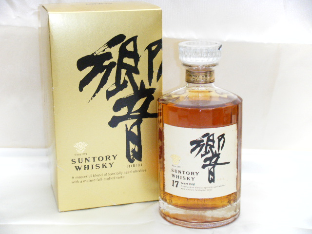 サントリーウイスキー 響 17年 700ml 43％ 裏金ラベル 箱付き 買取  